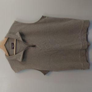 Johnston & Murphy XL Tan Cotton Blend 1/4 Zip Sweater